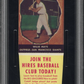 1958 Hires Root Beer Willie Mays #25 With Tab PSA 7