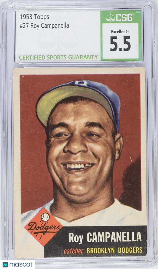 1953 Topps Roy Campanella #27 CGC 5.5