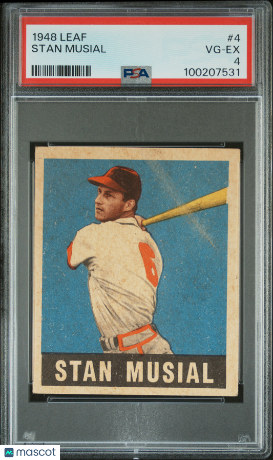 1948 Leaf Stan Musial #4 PSA 4
