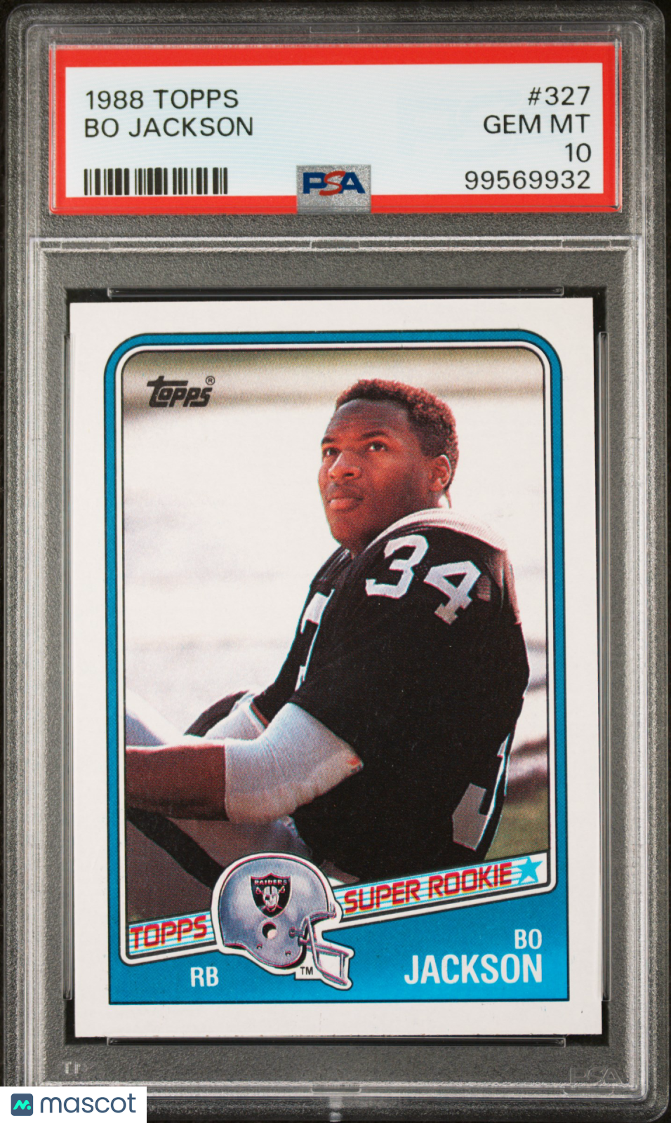 1988 Topps Bo Jackson #327 PSA 10