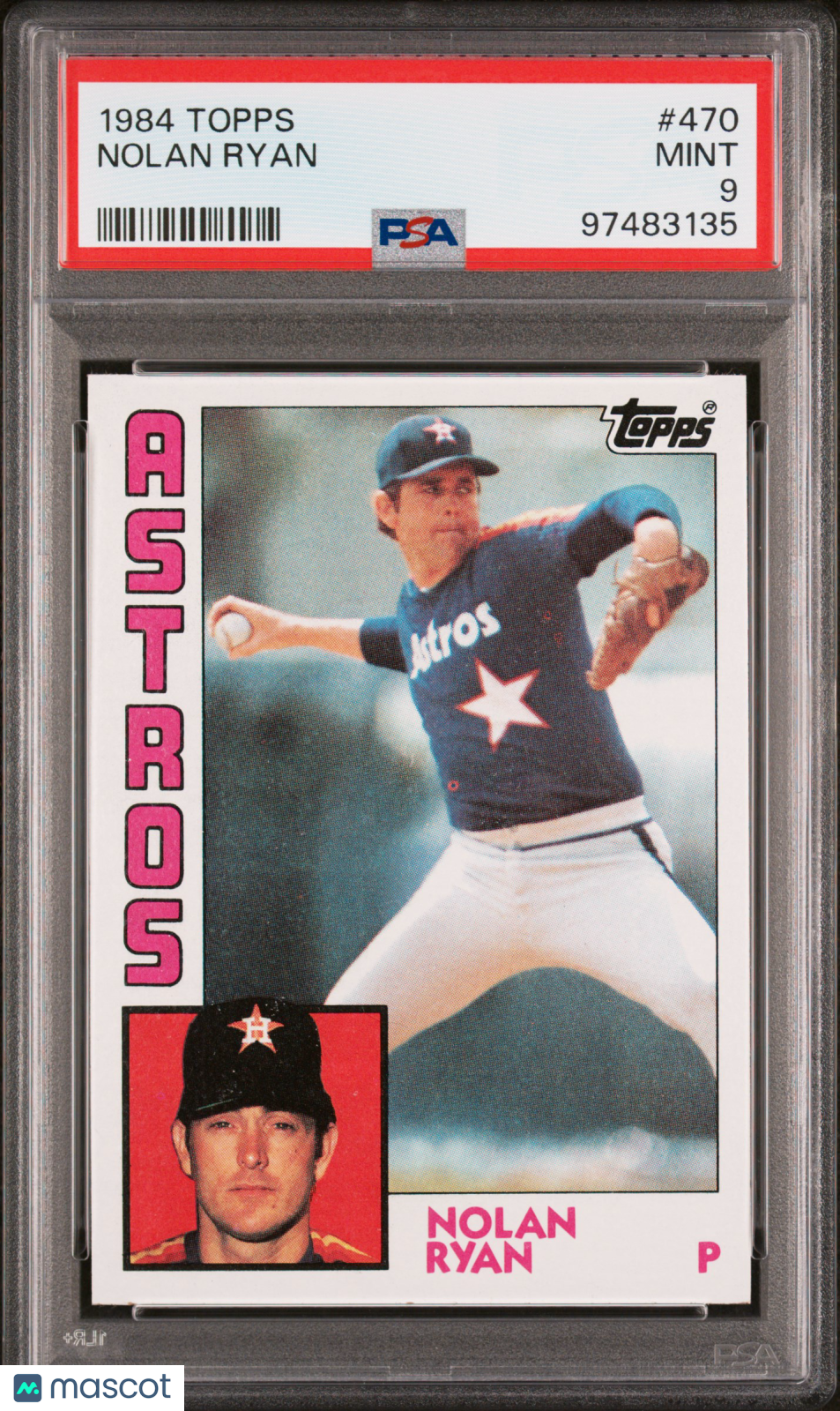 1984 Topps Nolan Ryan #470 PSA 9