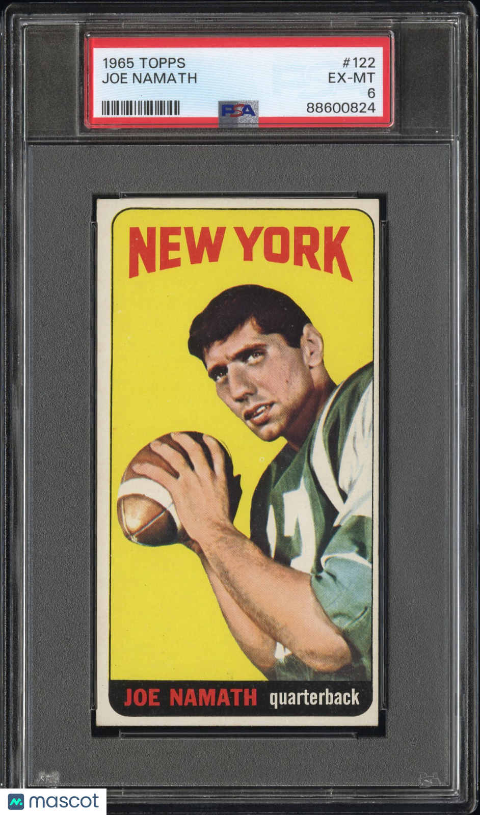 1965 Topps Joe Namath #122 PSA 6