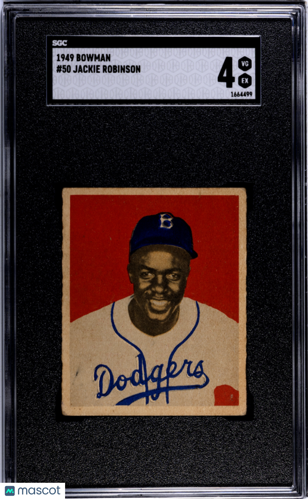 1949 Bowman Jackie Robinson #50 SGC 4
