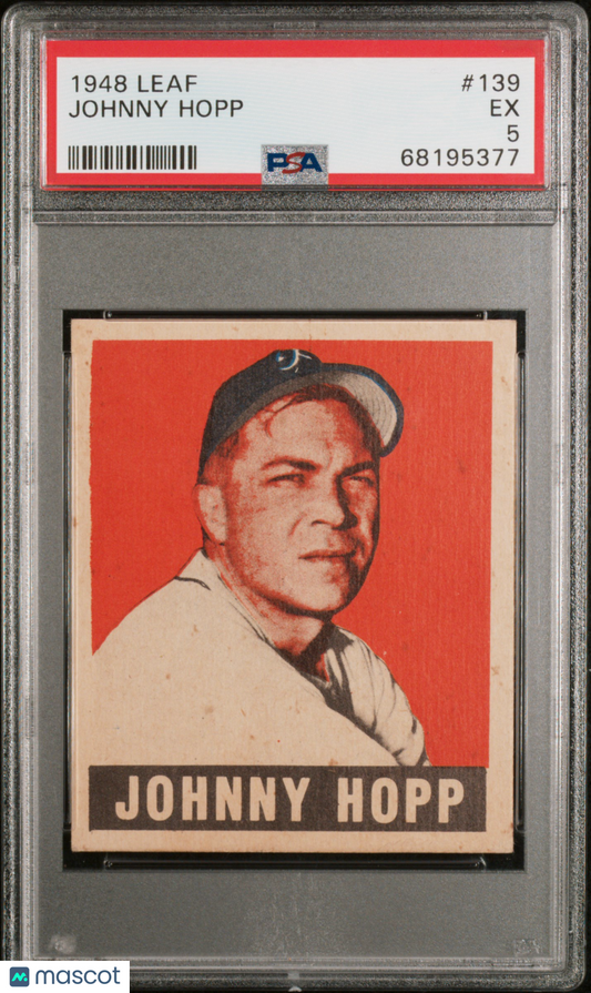 1948 Leaf Johnny Hopp #139 PSA 5