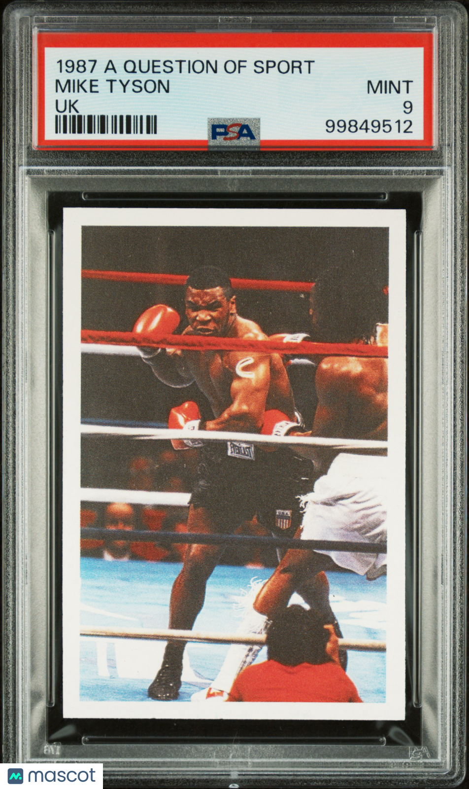 1987 A Question Of Sport Uk Mike Tyson PSA 9