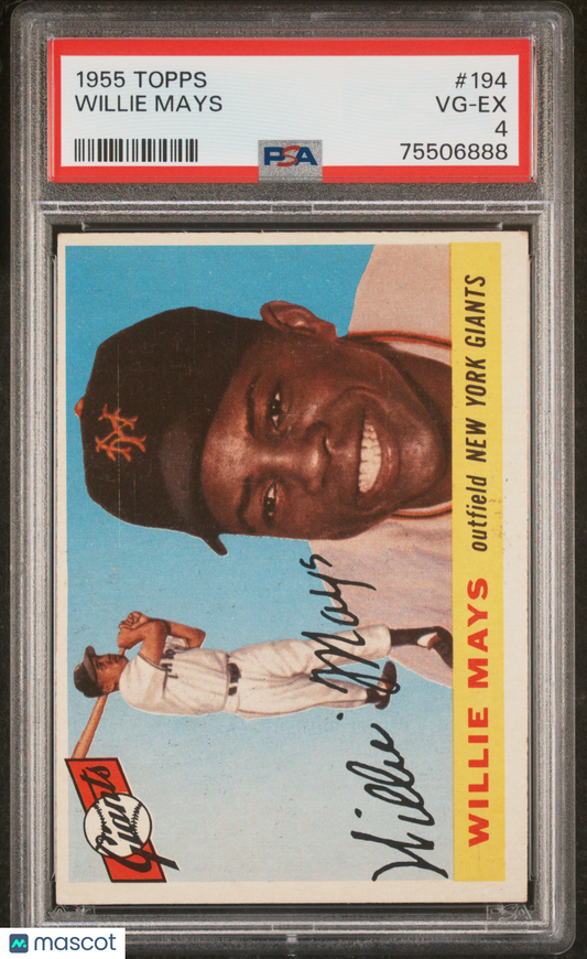 1955 Topps Willie Mays #194 PSA 4