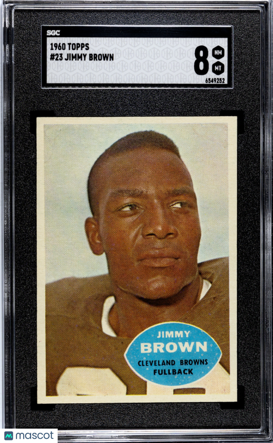 1960 Topps Jimmy Brown #23 SGC 8