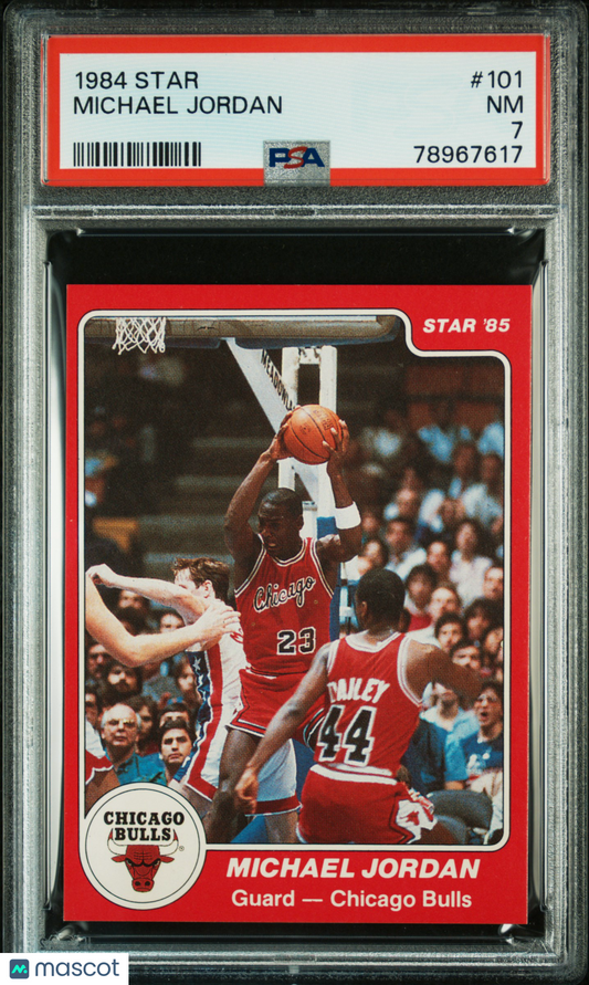 1984 Star Michael Jordan #101 PSA 7