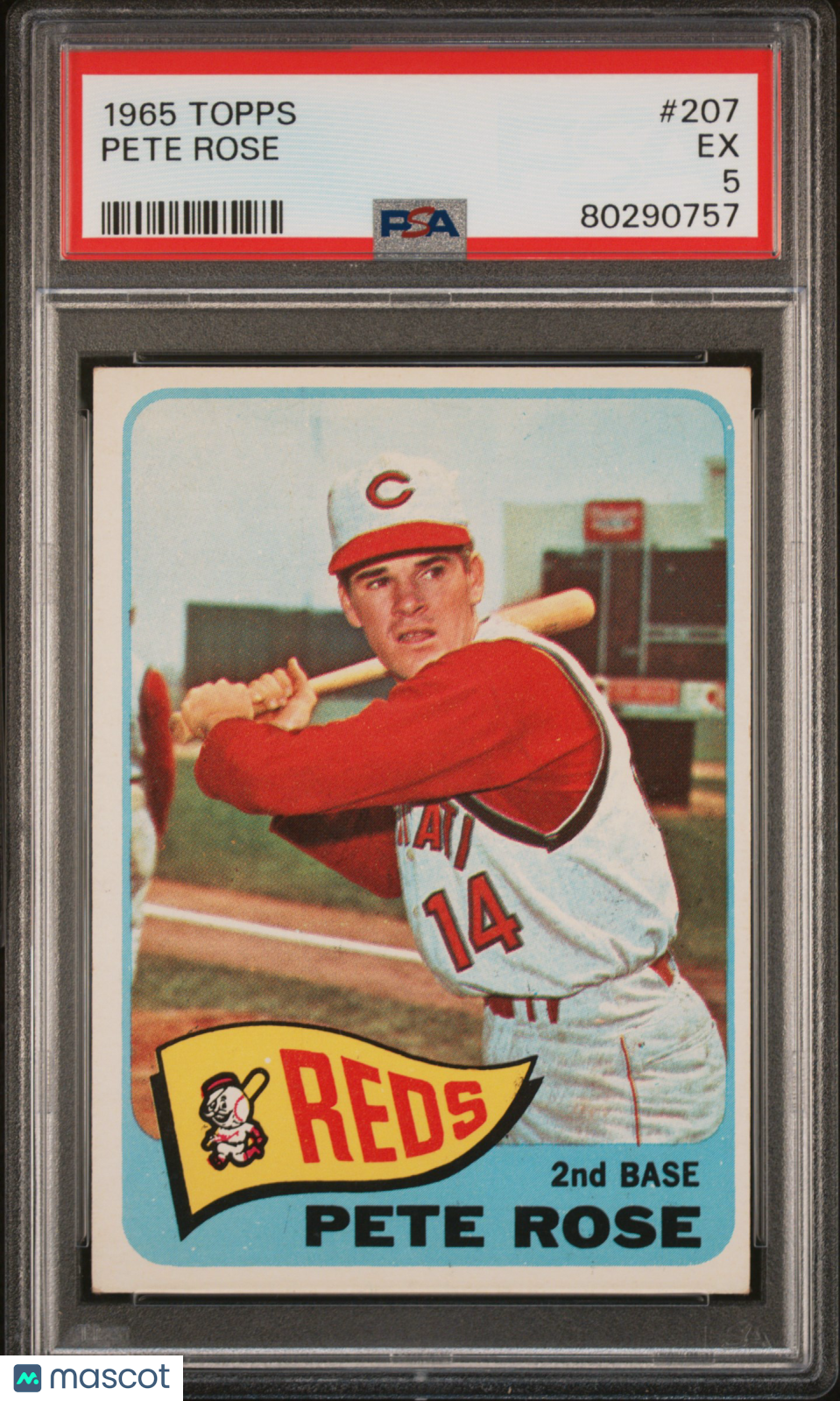 1965 Topps Pete Rose #207 PSA 5