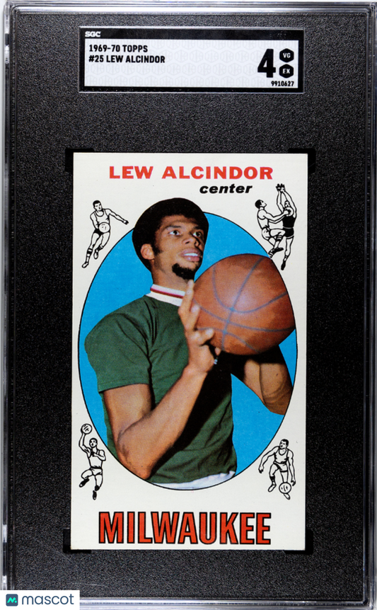 1969 Topps Lew Alcindor #25 SGC 4