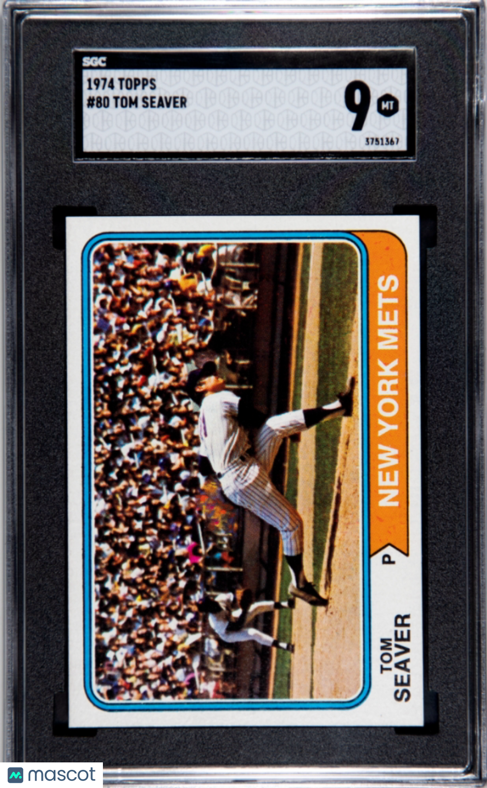 1974 Topps Tom Seaver #80 SGC 9