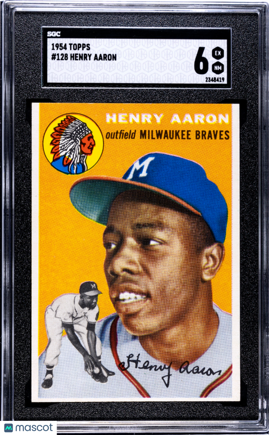 1954 Topps Henry Aaron #128 SGC 6