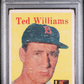 1958 Topps Ted Williams #1 PSA 2
