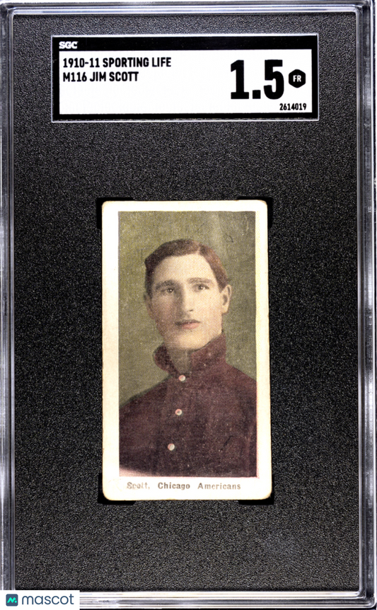 1910 Sporting Life (M116) Jim Scott SGC 1.5