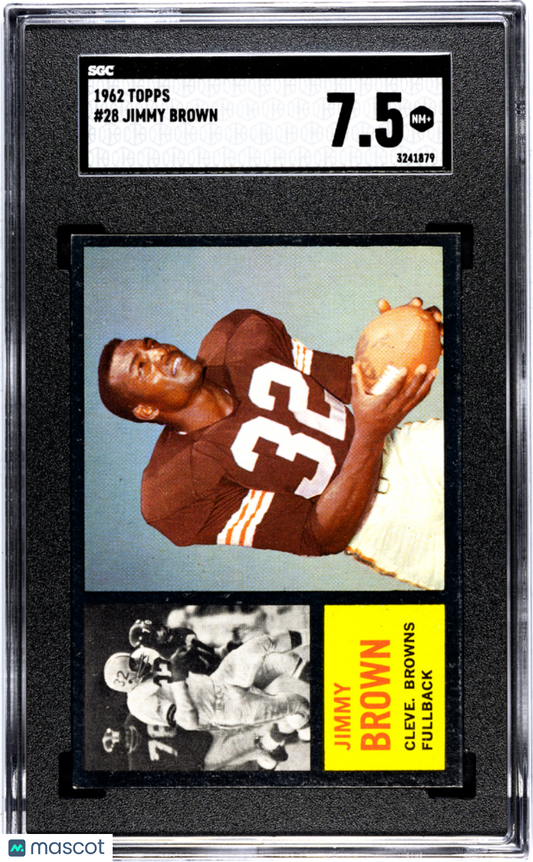 1962 Topps Jimmy Brown #28 SGC 7.5