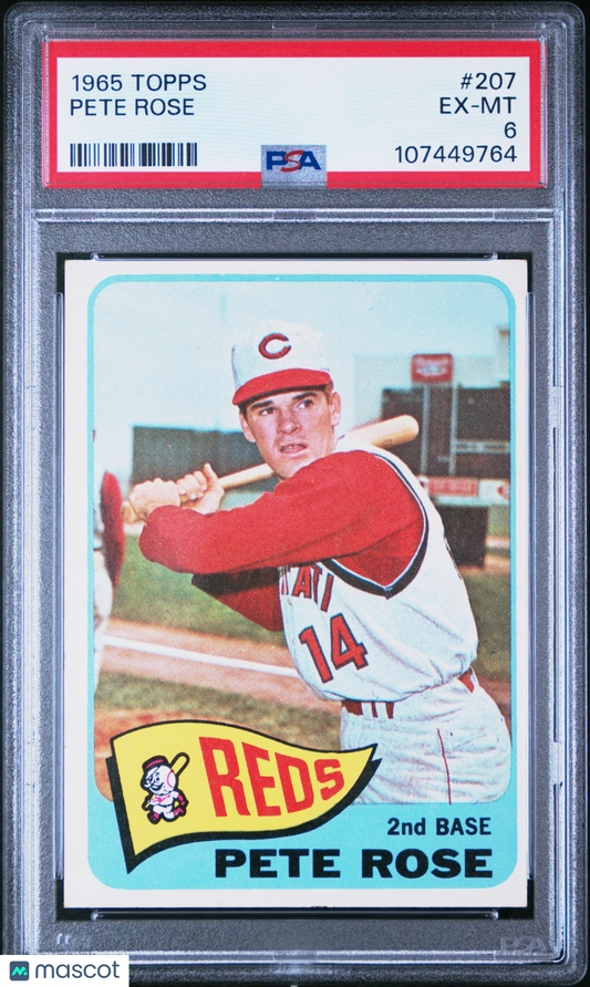 1965 Topps Pete Rose #207 PSA 6