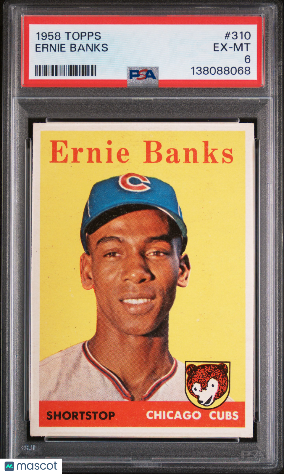 1958 Topps Ernie Banks #310 PSA 6