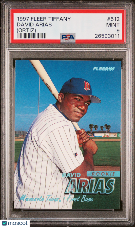 1997 Fleer David Arias #512 Tiffany PSA 9