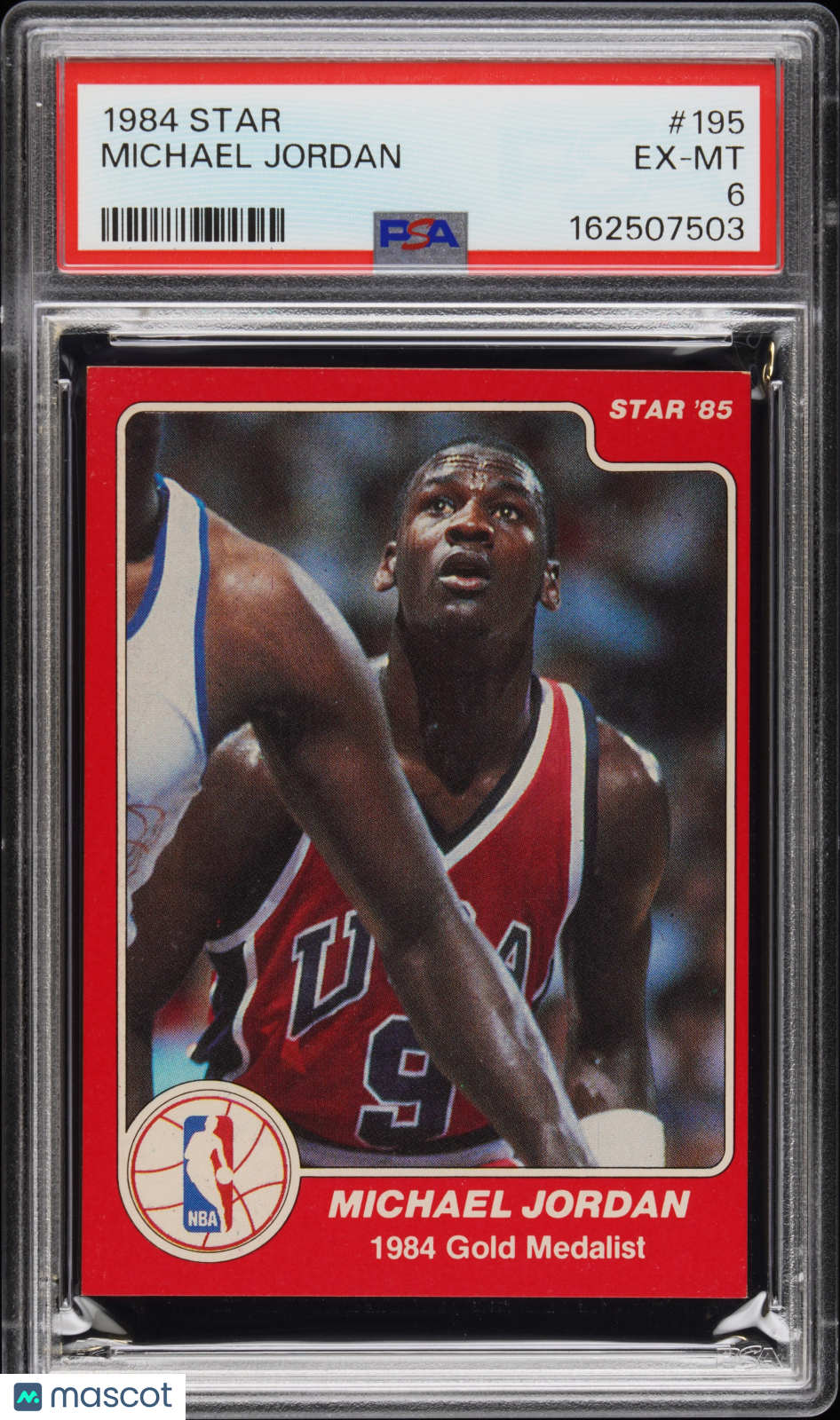 1984 Star Michael Jordan #195 PSA 6