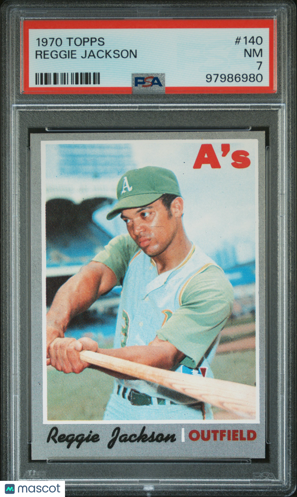 1970 Topps Reggie Jackson #140 PSA 7