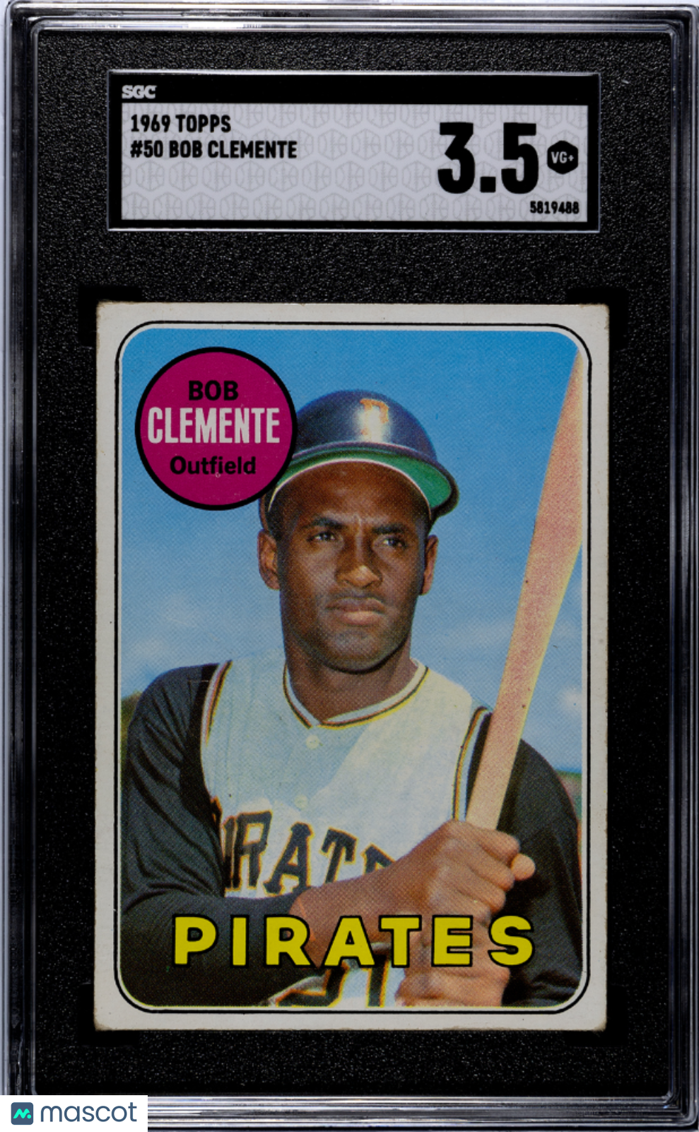 1969 Topps Bob Clemente #50 SGC 3.5