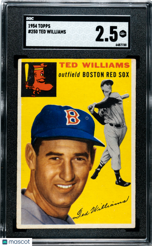 1954 Topps Ted Williams #250 SGC 2.5