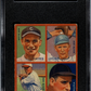 1935 Goudey 4 In 1 Bonura Haas Lyons Hayes #8B SGC 4.5