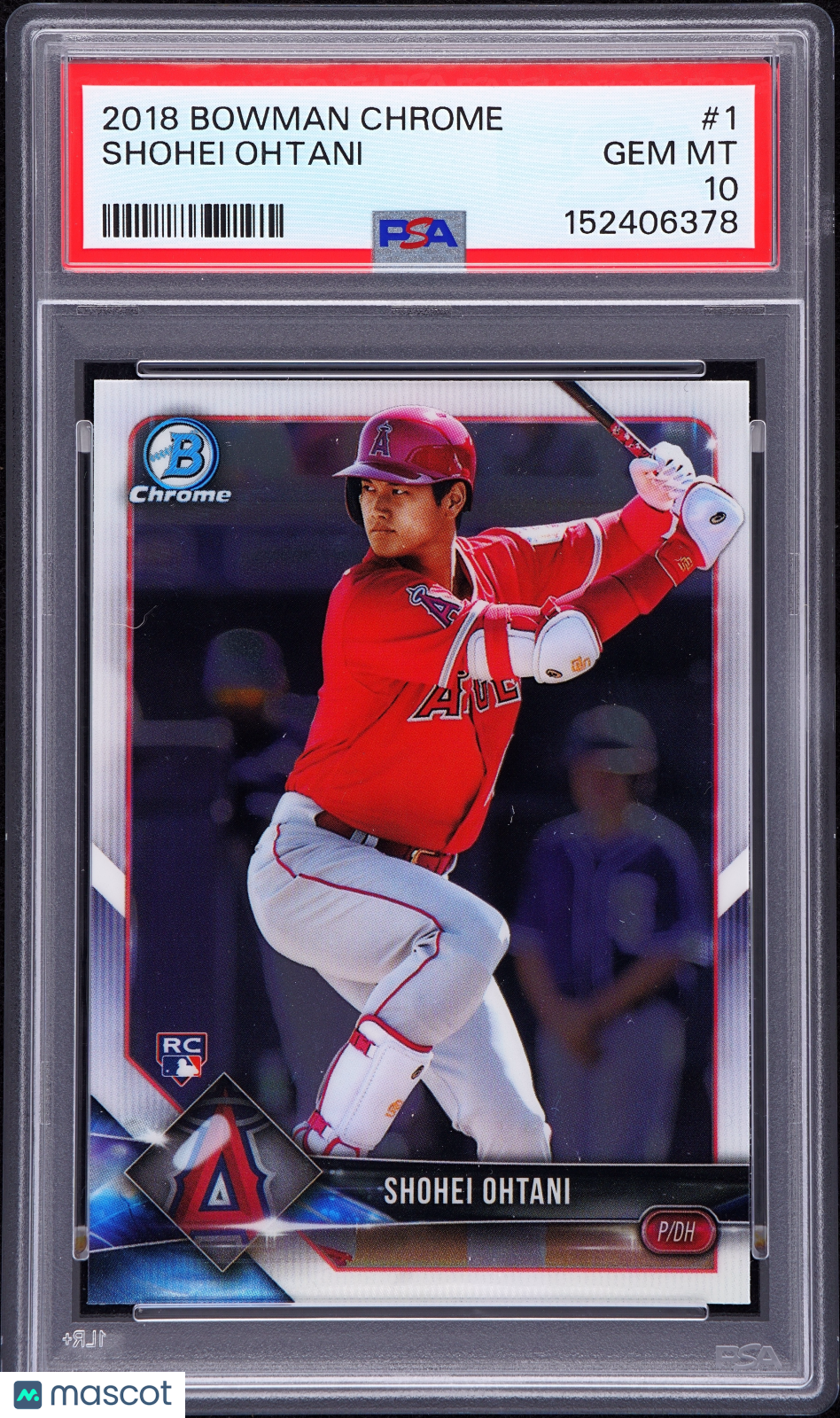 2018 Bowman Chrome Shohei Ohtani #1 PSA 10