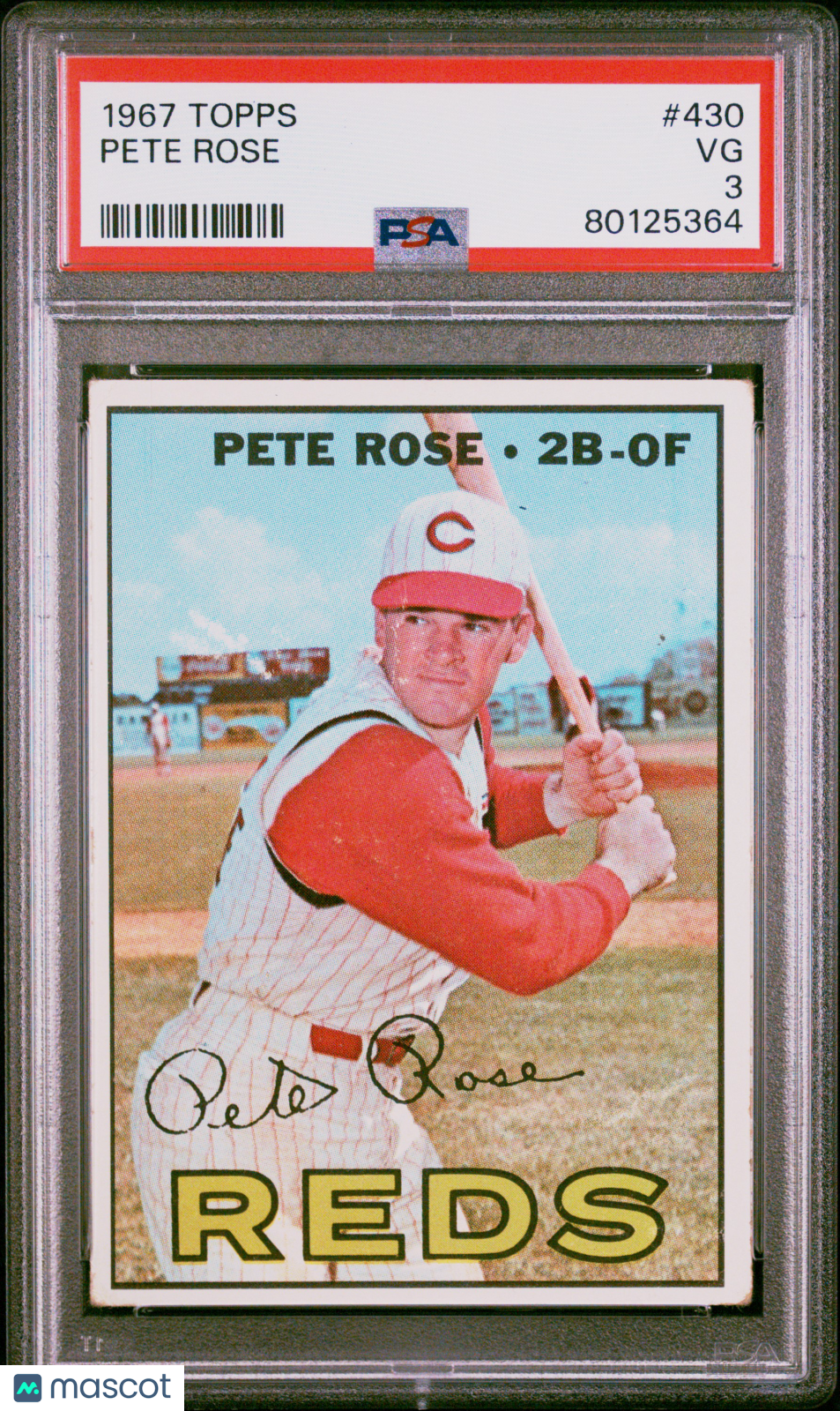 1967 Topps Pete Rose #430 PSA 3