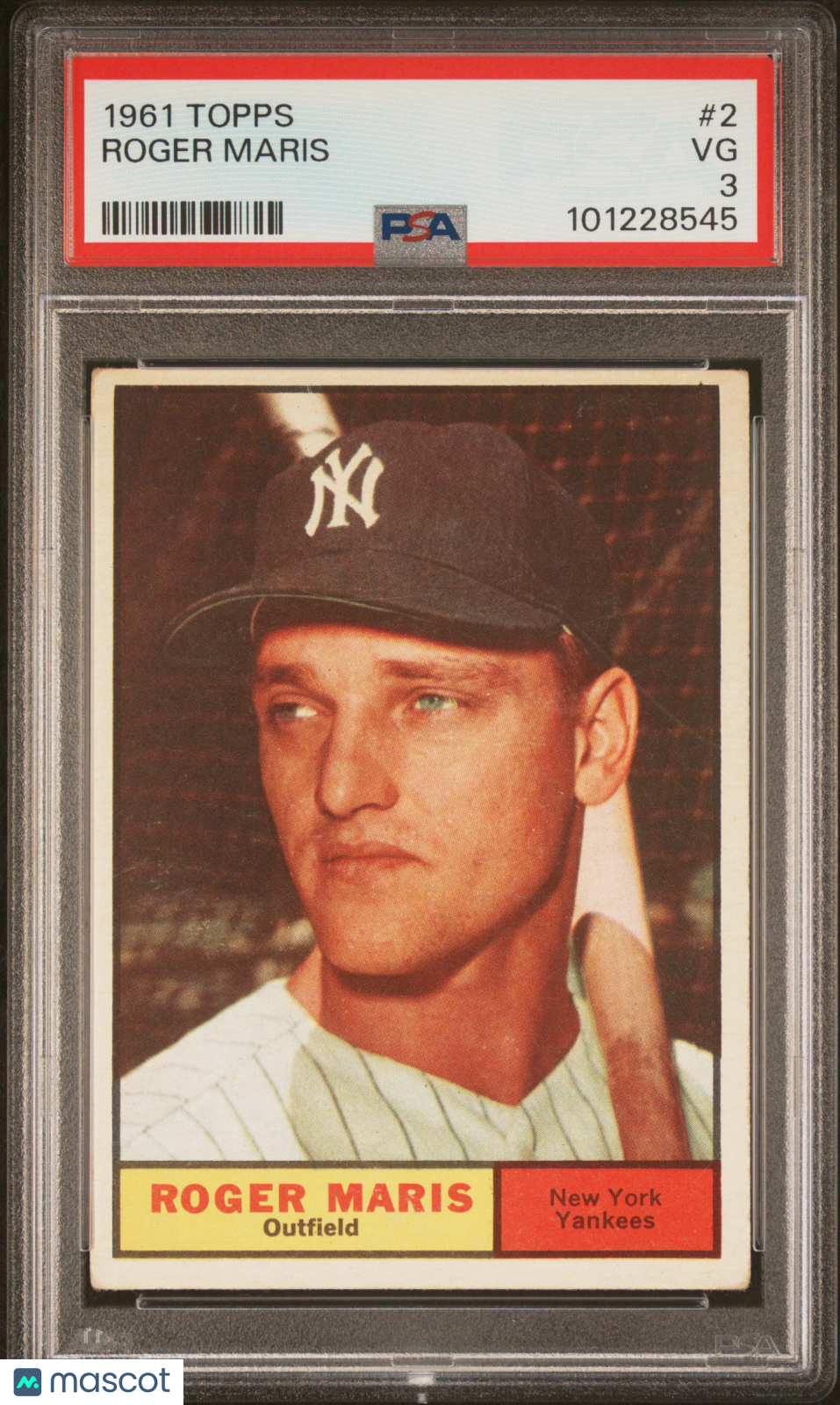 1961 Topps Roger Maris #2 PSA 3
