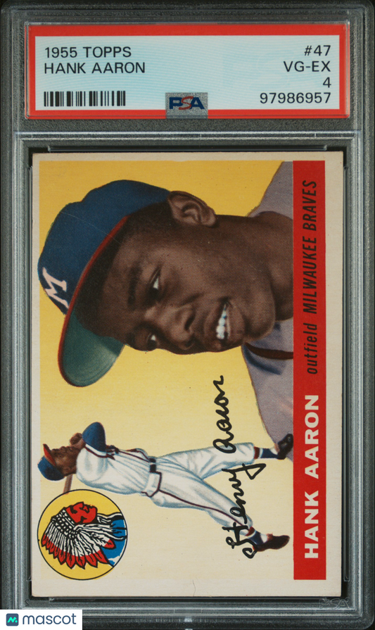 1955 Topps Hank Aaron #47 PSA 4
