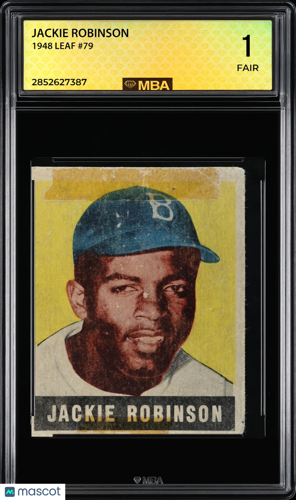1948 Leaf Jackie Robinson #79 MBA 1