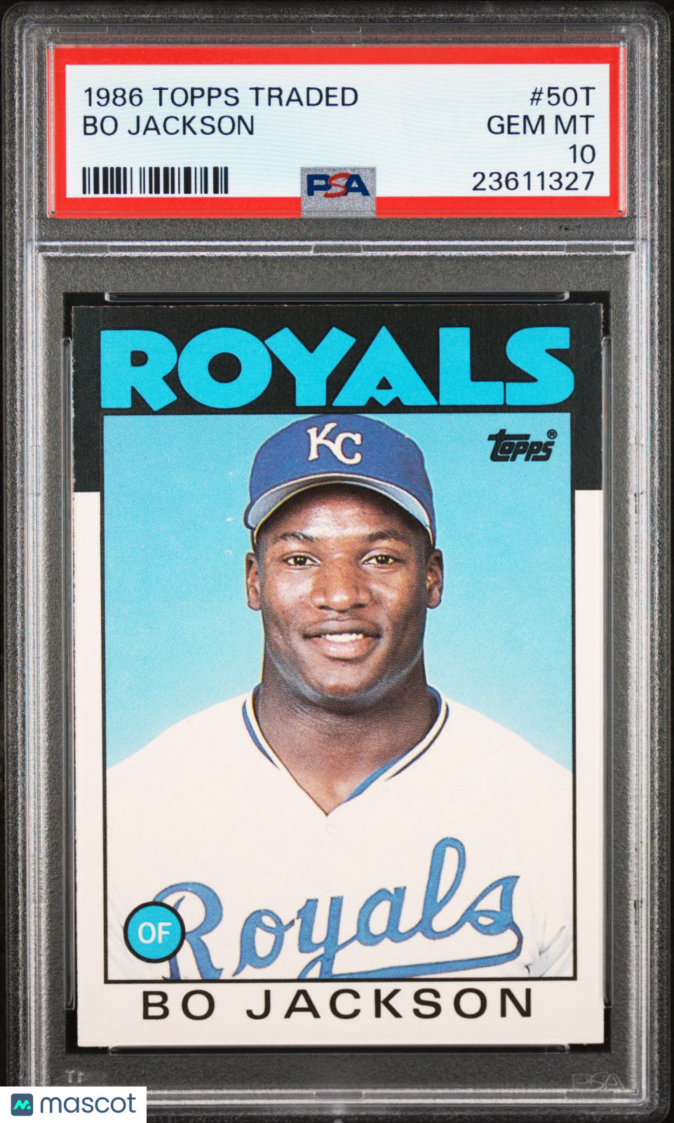 1986 Topps Traded Bo Jackson #50T PSA 10