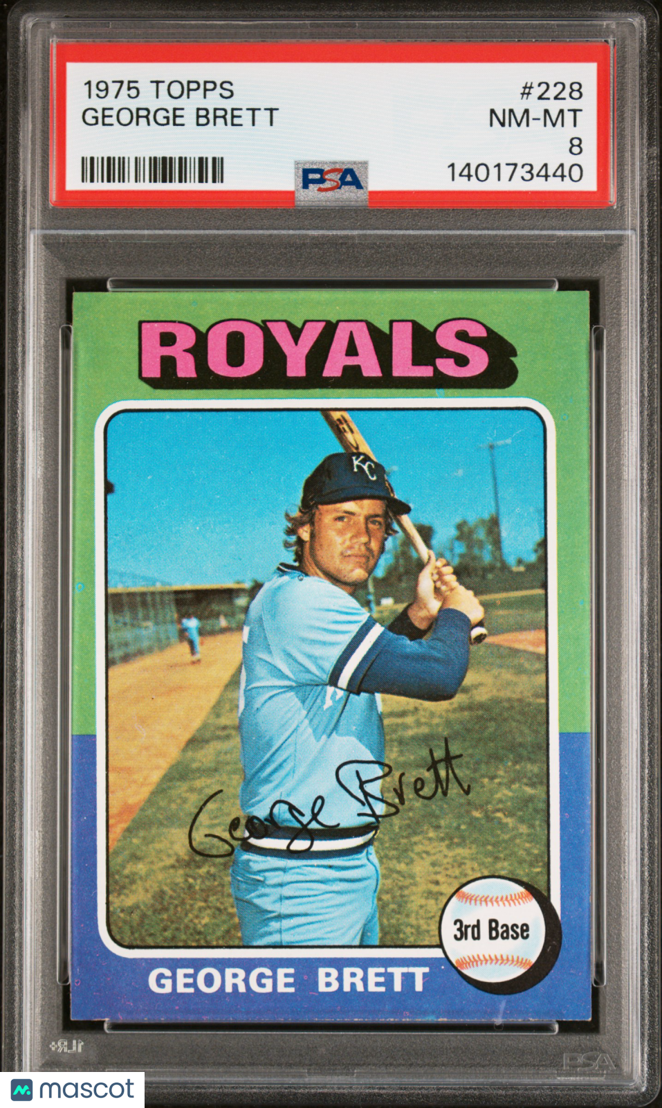 1975 Topps George Brett #228 PSA 8