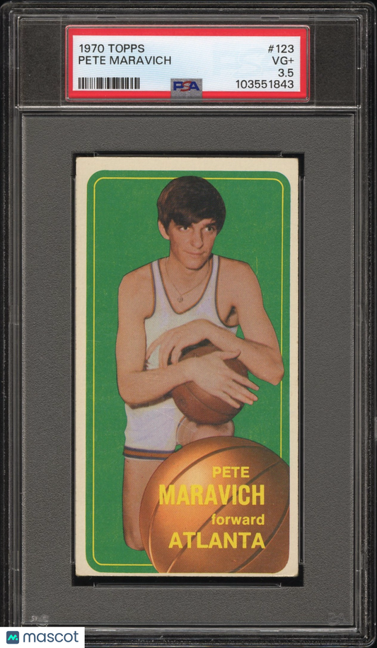 1970 Topps Pete Maravich #123 PSA 3.5