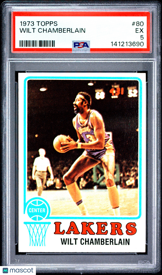 1973 Topps Wilt Chamberlain #80 PSA 5
