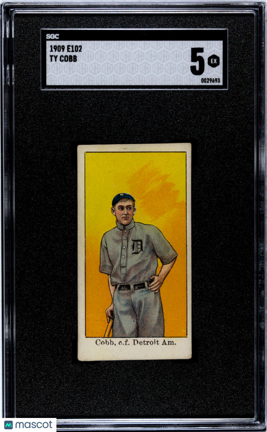 1909 E102 Ty Cobb SGC 5