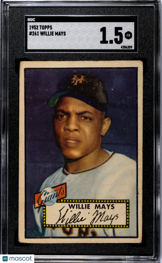 1952 Topps Willie Mays #261 SGC 1.5