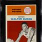 1961 Fleer Walter Dukes #11 SGC 6