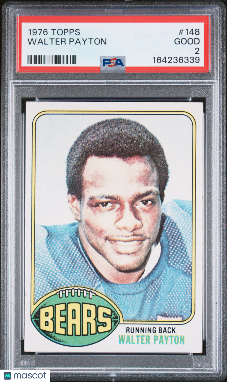 1976 Topps Walter Payton #148 PSA 2