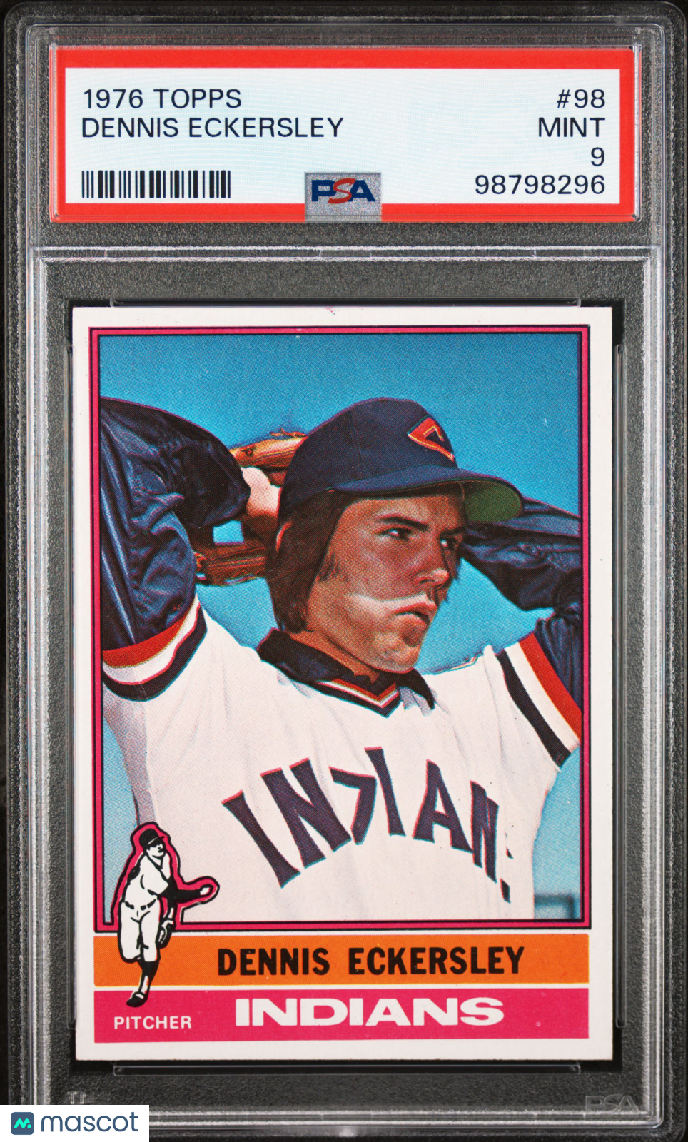 1976 Topps Dennis Eckersley #98 PSA 9