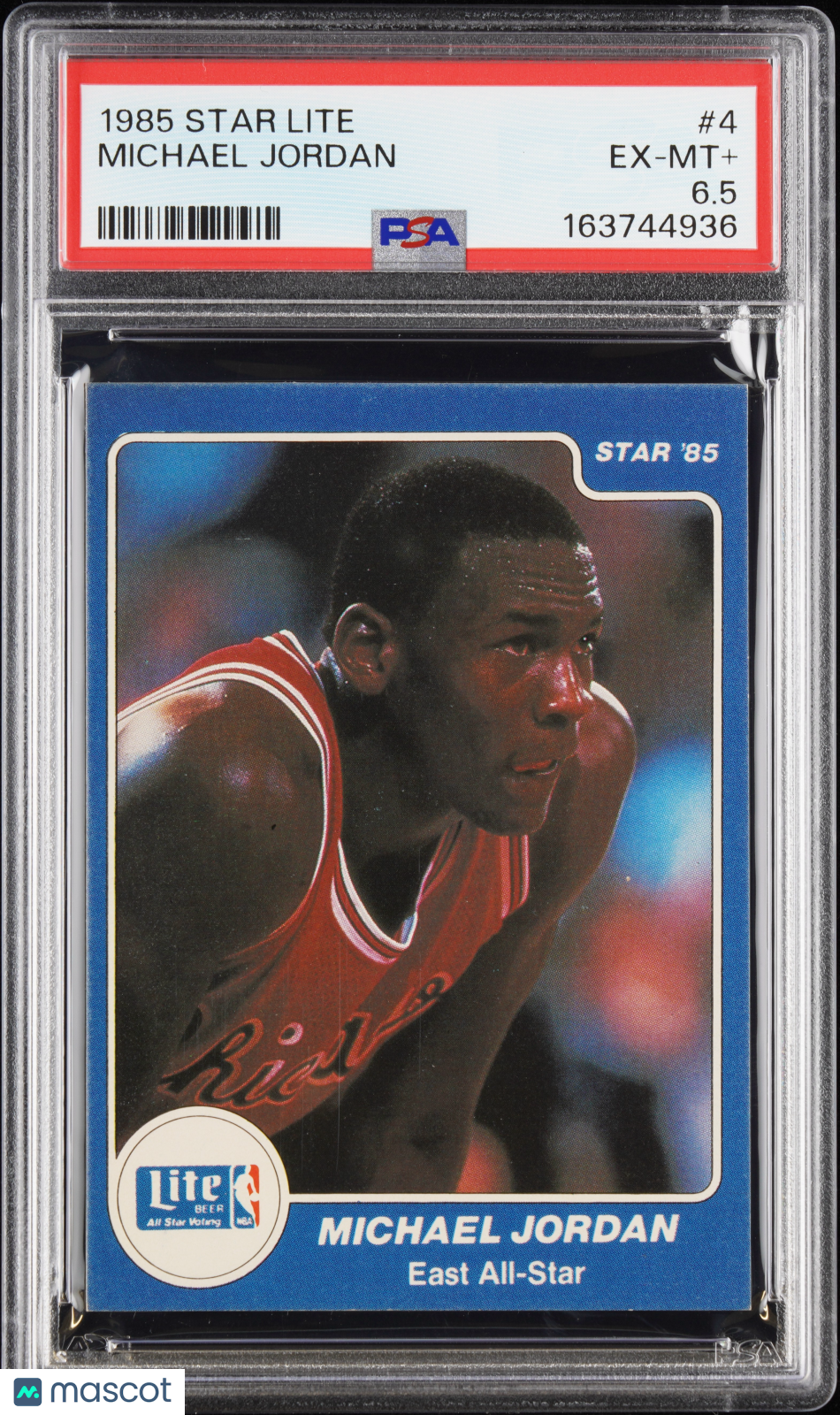 1985 Star Lite Michael Jordan #4 PSA 6.5
