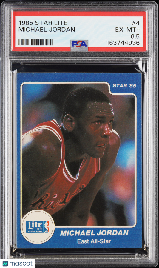 1985 Star Lite Michael Jordan #4 PSA 6.5