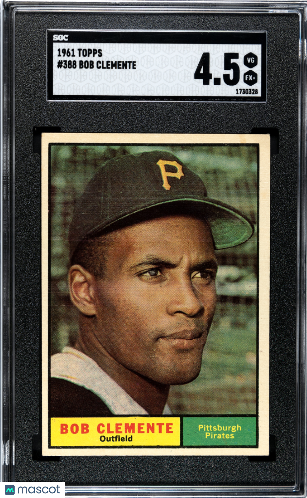 1961 Topps Bob Clemente #388 SGC 4.5