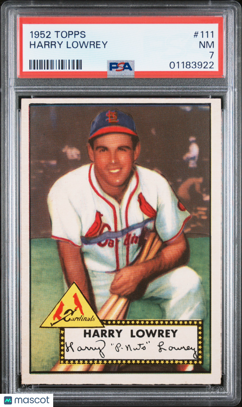 1952 Topps Harry Lowrey #111 PSA 7