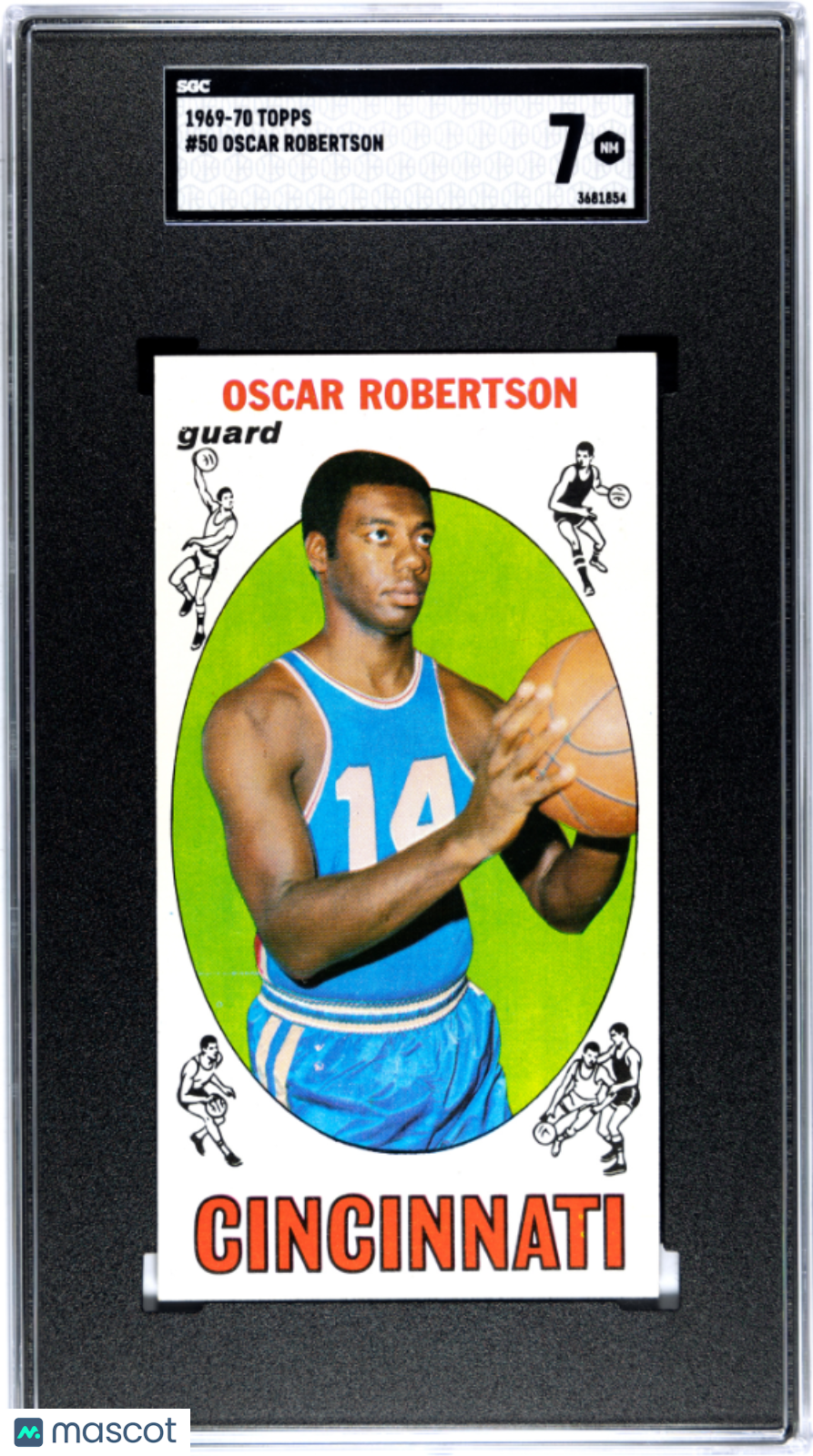 1969 Topps Oscar Robertson #50 SGC 7