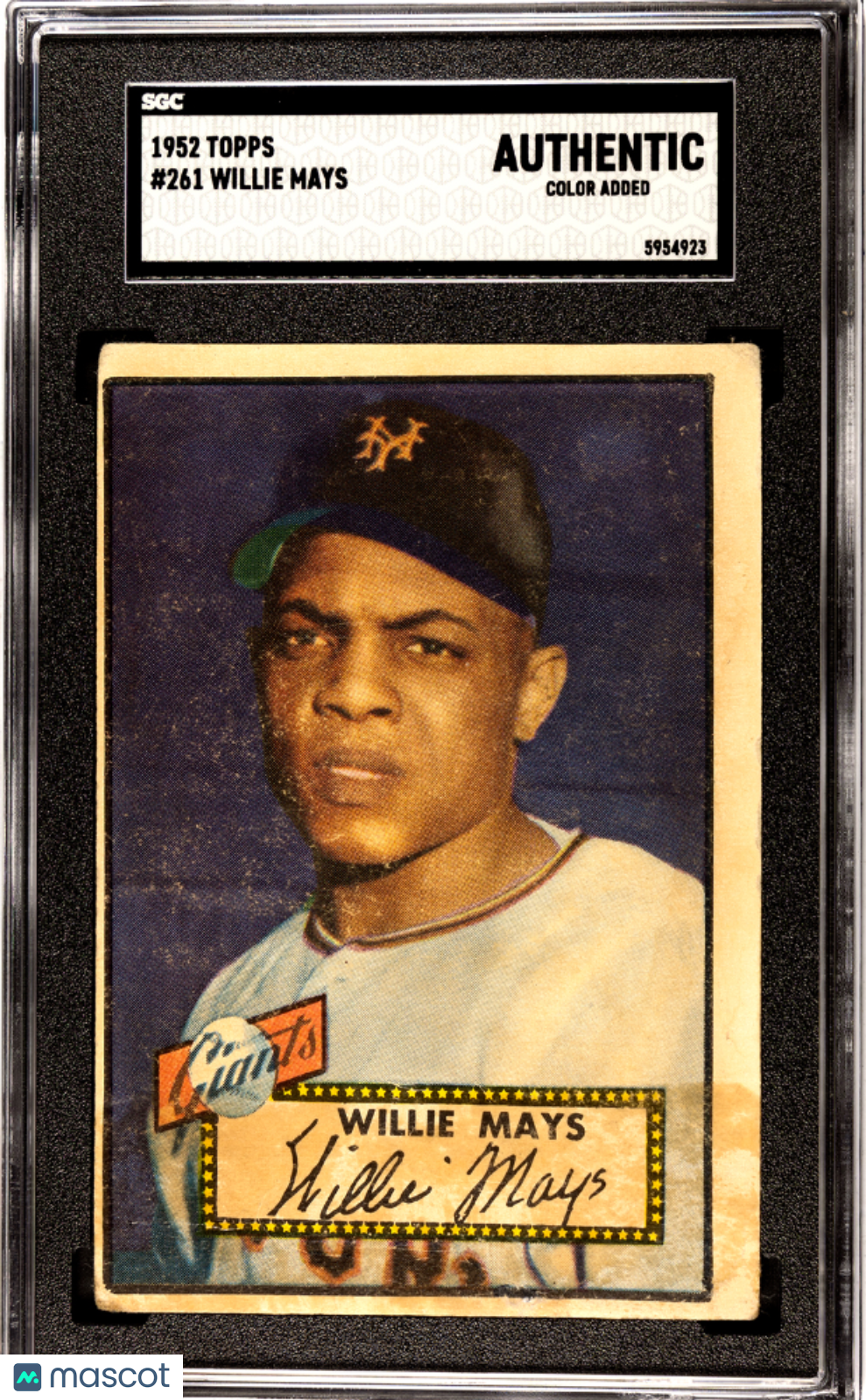 1952 Topps Willie Mays #261 SGC A