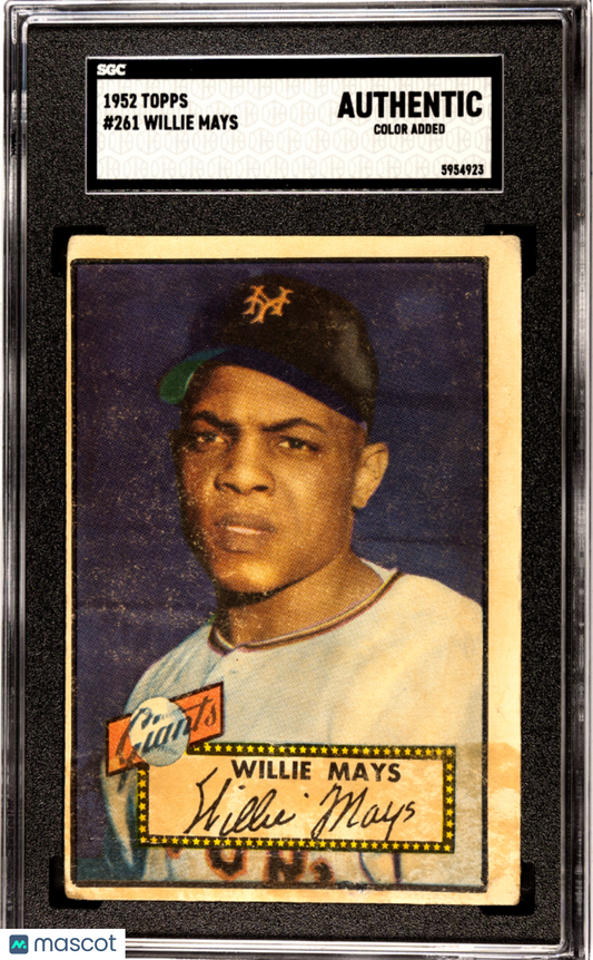 1952 Topps Willie Mays #261 SGC A