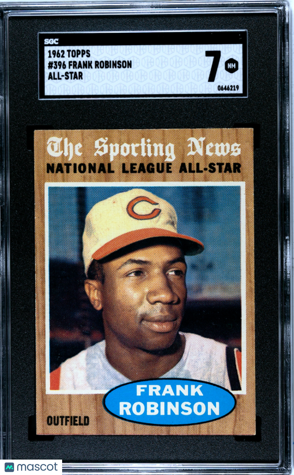 1962 Topps Frank Robinson #396 All Star SGC 7