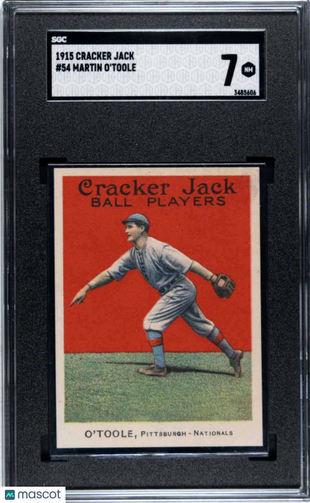 1915 Cracker Jack Martin O'toole #54 SGC 7